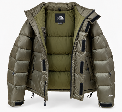Chaqueta TNF1996 Nuptse Retro 600 caqui Unisex