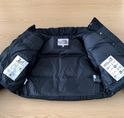 Abrigo TNF Retro Nuptse 2in1 Chaleco más Abrigo Negro Mujer