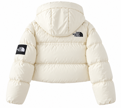 Abrigo TNF Retro Nuptse 2in1 Chaleco más Abrigo blanco Mujer