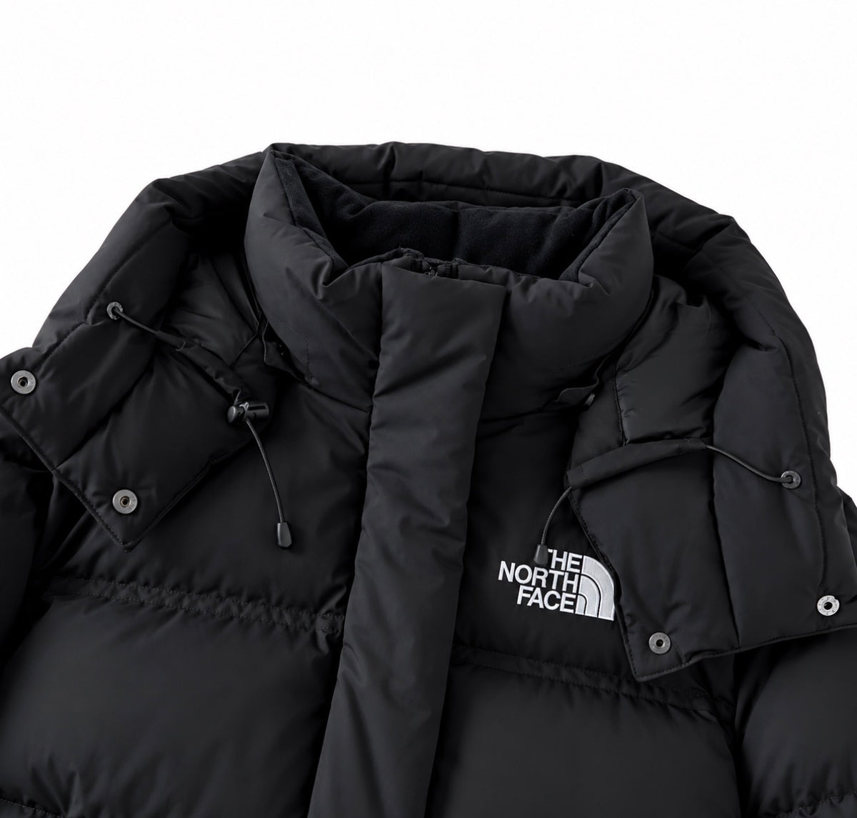 Abrigo TNF Retro Nuptse 2in1 Chaleco más Abrigo Negro Mujer