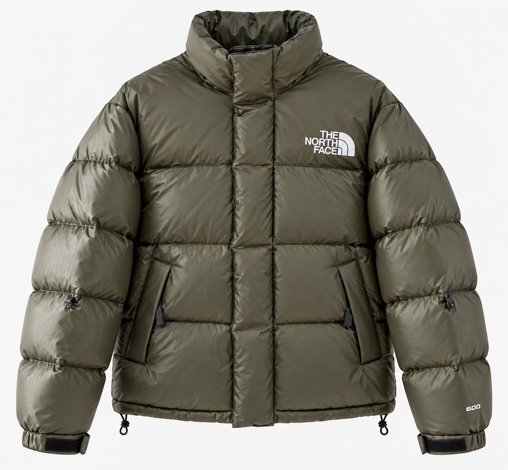 Chaqueta TNF1996 Nuptse Retro 600 caqui Unisex