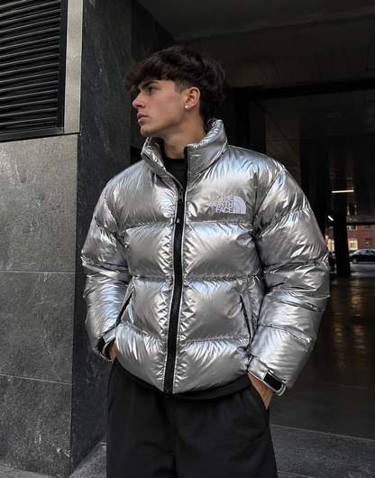 Chaqueta TNF 1996 Nuptse Retro Plateada Unisex