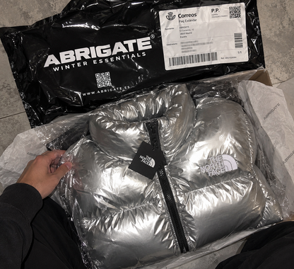 Chaqueta TNF 1996 Nuptse Retro Plateada Unisex