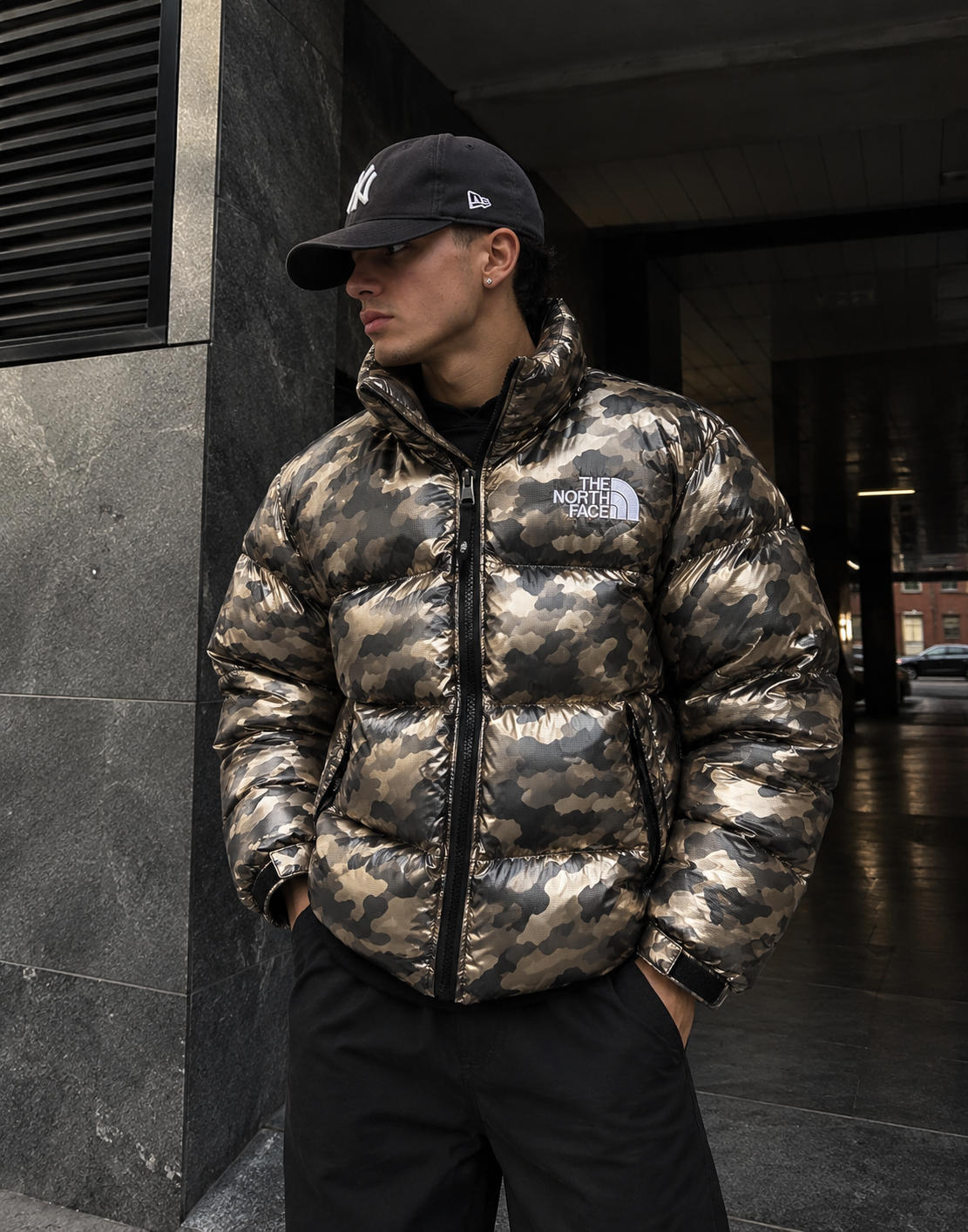 Chaqueta TNF 1996 Nuptse Retro Camuflaje Urban Unisex