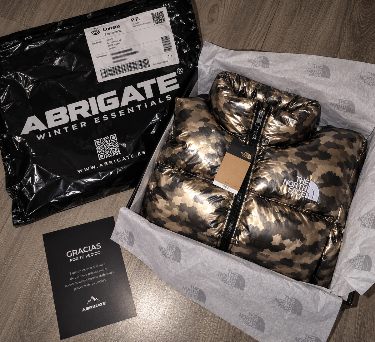 Chaqueta TNF 1996 Nuptse Retro Camuflaje Urban Unisex