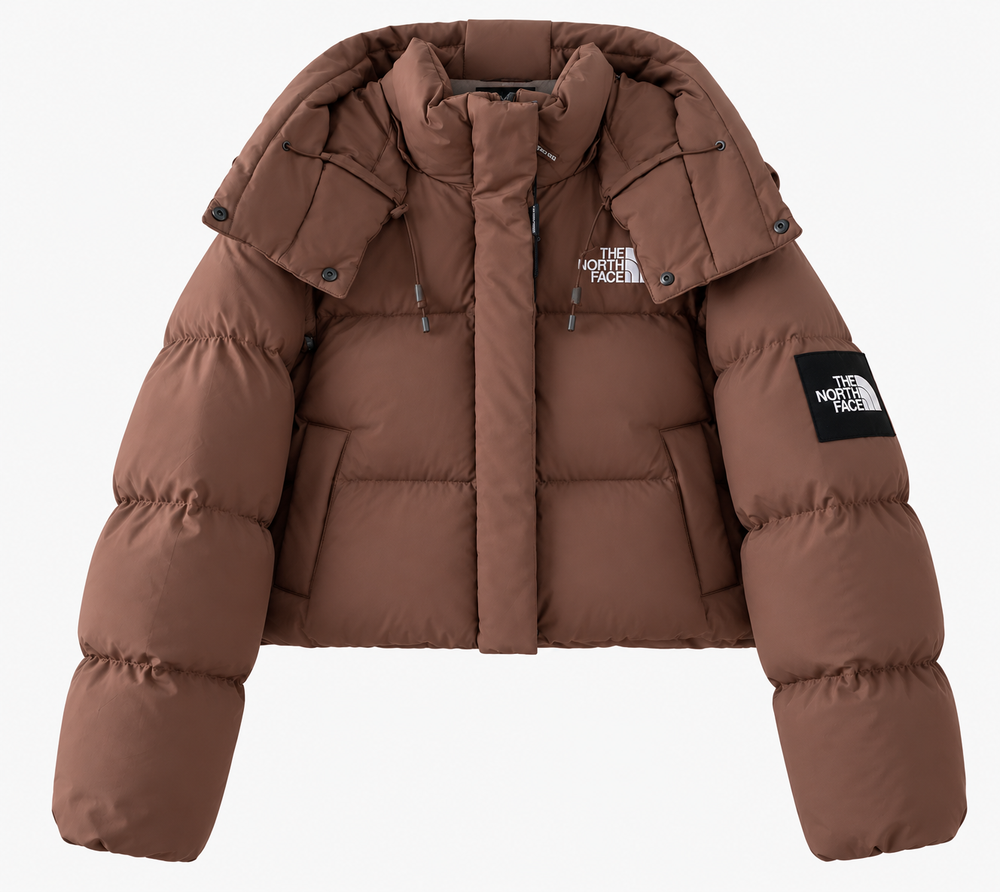 Abrigo TNF Retro Nuptse 2in1 Chaleco más Abrigo marrón Chocolate Mujer